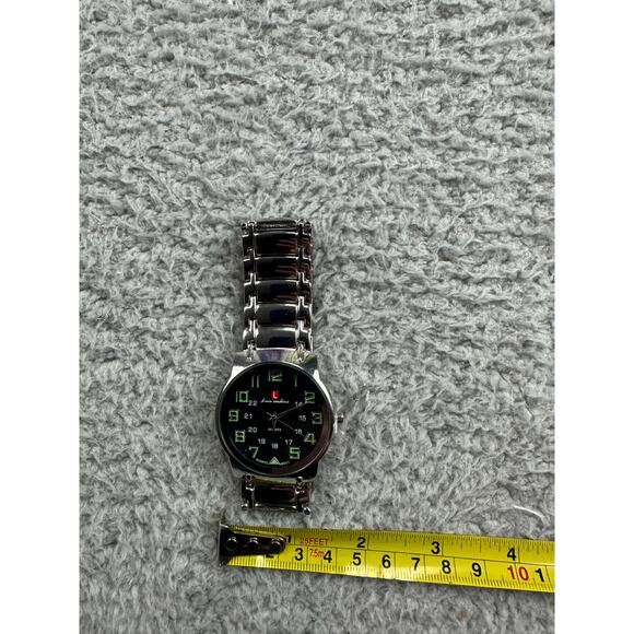 Luis Cardini His Metal Link Stylish Analog Watch Quartz - Picture 5 of 6